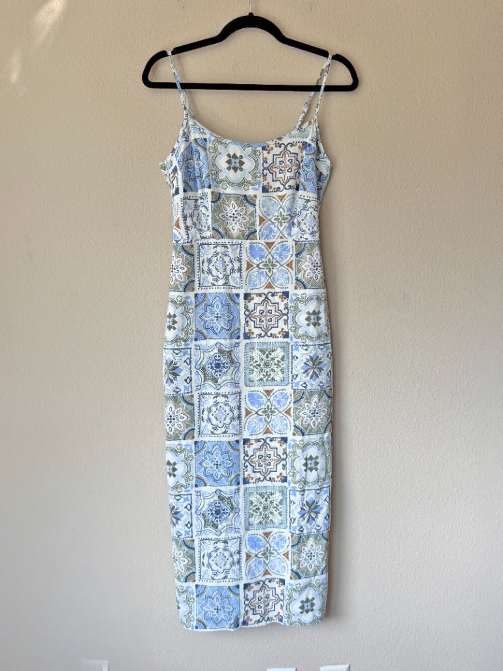 Abercrombie & Fitch Mediterranean Patchwork Midi Dress Size S - Picture 2 of 5